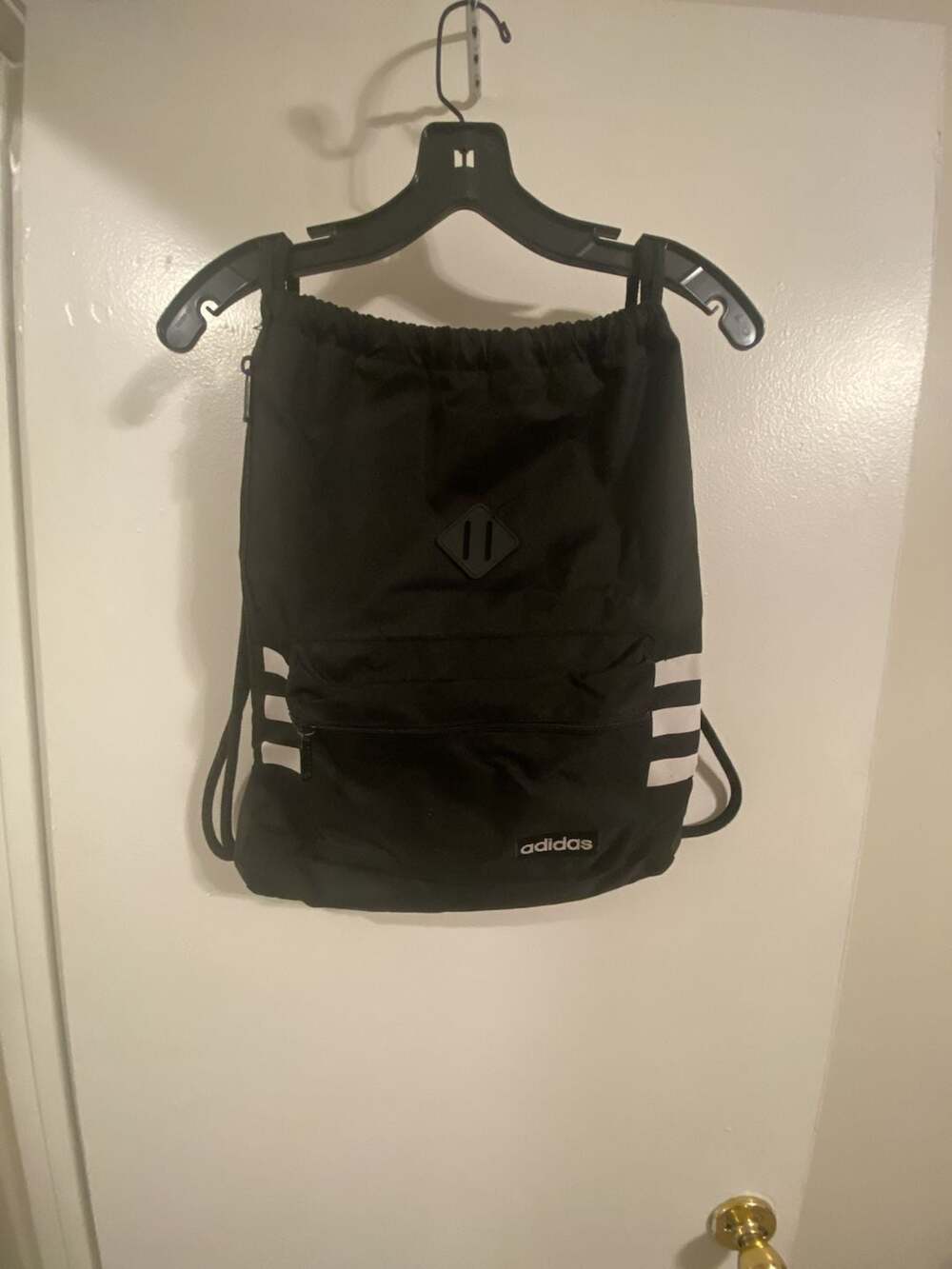 adidas Classic 3S Sackpack Black Drawstring Backpack